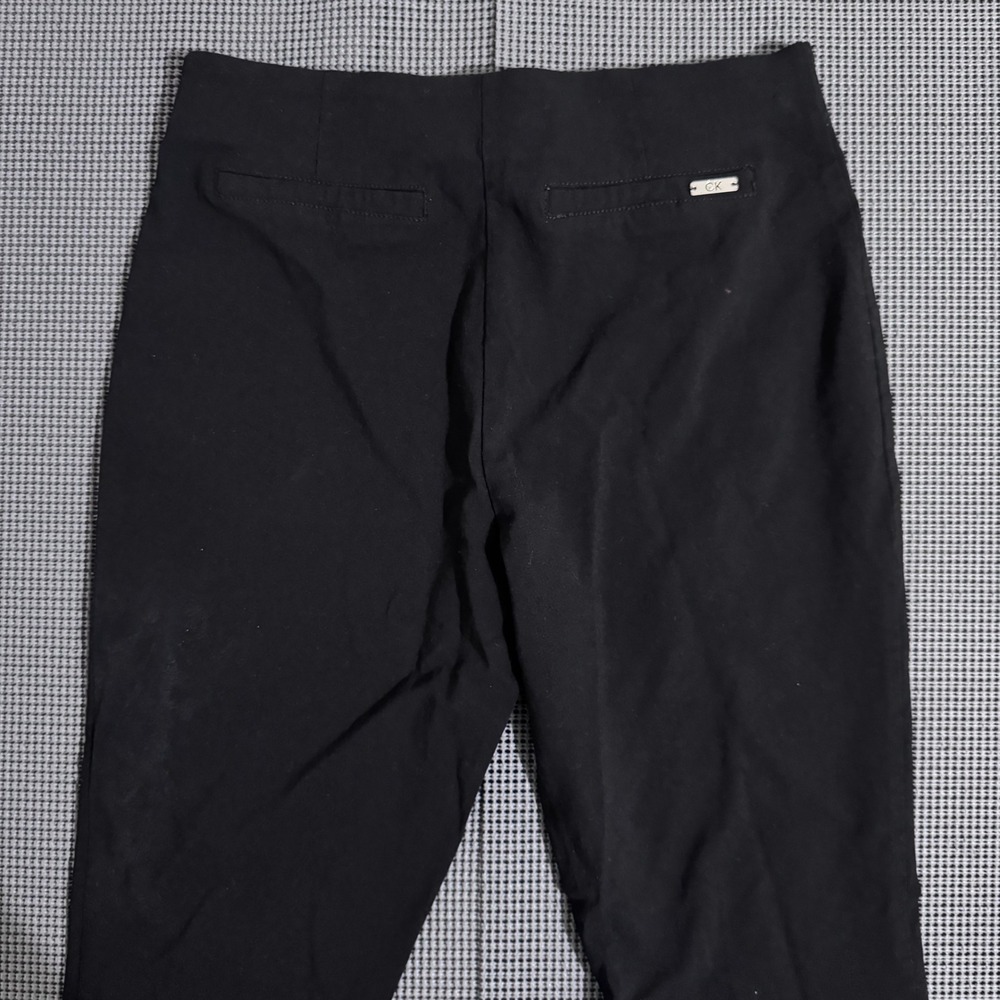 Calvin Klein Black Pull-On Slim Fit Pants Women's 8 - Picture 9 of 9